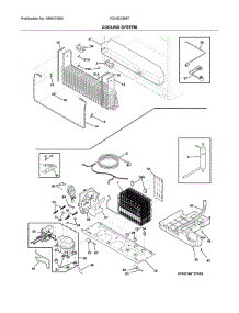 Cooling System parts for Frigidaire Refrigerator FGHD2368TD1 from AppliancePartsPros.com