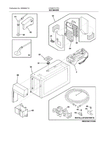 Ice Maker parts for Frigidaire Refrigerator LFHB2751TF2 from AppliancePartsPros.com