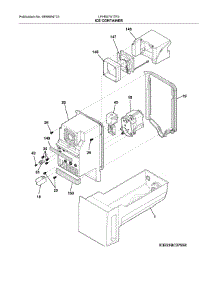 Container parts for Frigidaire Refrigerator LFHB2751TF2 from AppliancePartsPros.com