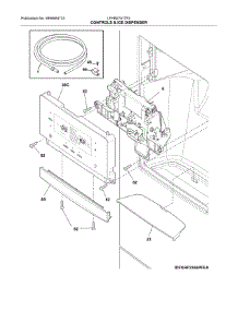 Dispenser parts for Frigidaire Refrigerator LFHB2751TF2 from AppliancePartsPros.com