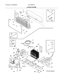 Cooling System parts for Frigidaire Refrigerator FGHF2366PFFA from AppliancePartsPros.com