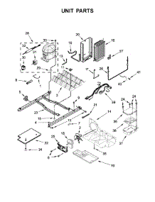 Unit Parts parts for Kenmore Refrigerator 106.51112711 (10651112711, 106 51112711) from AppliancePartsPros.com