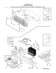 System parts for Kenmore Refrigerator 253.70447411 (25370447411, 253 70447411) from AppliancePartsPros.com
