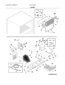 System parts for Frigidaire Refrigerator FFHI2131QS6 from AppliancePartsPros.com