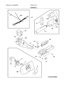 Controls parts for Frigidaire Refrigerator LFSS2312TD0 from AppliancePartsPros.com