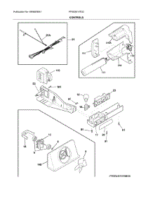 Controls parts for Frigidaire Refrigerator FFSS2615TD0 from AppliancePartsPros.com