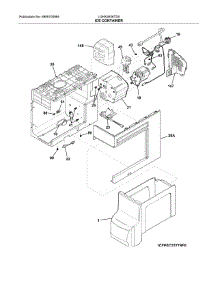 Container parts for Frigidaire Refrigerator LGHX2636TD0 from AppliancePartsPros.com