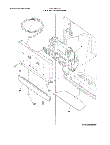 Dispenser parts for Frigidaire Refrigerator LGHX2636TD0 from AppliancePartsPros.com