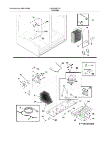 System parts for Frigidaire Refrigerator LGHX2636TD0 from AppliancePartsPros.com