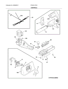 Controls parts for Frigidaire Refrigerator FFSS2315TD0 from AppliancePartsPros.com