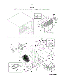 System parts for Kenmore Refrigerator 253.60509616 (25360509616, 253 60509616) from AppliancePartsPros.com