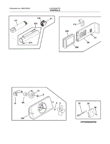 Control parts for Frigidaire Refrigerator LGHX2636TF0 from AppliancePartsPros.com