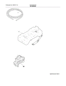 Ice Maker parts for Frigidaire Refrigerator DGHX2655TF0 from AppliancePartsPros.com