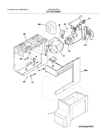 Container parts for Frigidaire Refrigerator FGSC2335TD0 from AppliancePartsPros.com
