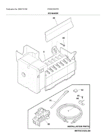 Ice Maker parts for Frigidaire Refrigerator FGSS2335TF0 from AppliancePartsPros.com
