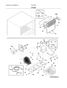 System parts for Frigidaire Refrigerator FGHI1865SP5 from AppliancePartsPros.com