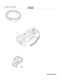 Ice Maker parts for Frigidaire Refrigerator FGSC2335TF0 from AppliancePartsPros.com