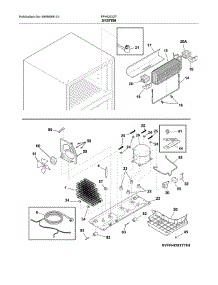 System parts for Frigidaire Refrigerator FFHI2032TE0 from AppliancePartsPros.com