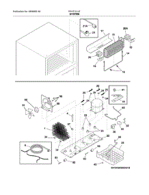 System parts for Frigidaire Refrigerator FFHT1514TW1 from AppliancePartsPros.com
