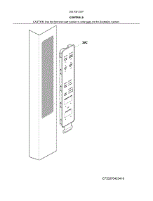 Controls parts for Kenmore Refrigerator 253.7041341F (2537041341F, 253 7041341F) from AppliancePartsPros.com