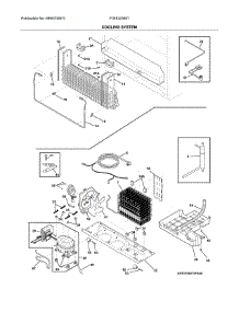 Cooling System parts for Frigidaire Refrigerator FGHD2368TD0 from AppliancePartsPros.com
