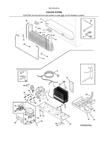 System parts for Kenmore Refrigerator 253.7034241G (2537034241G, 253 7034241G) from AppliancePartsPros.com
