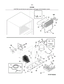 System parts for Kenmore Refrigerator 253.70404612 (25370404612, 253 70404612) from AppliancePartsPros.com
