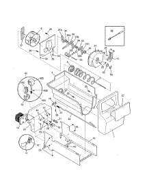 Ice Container parts for Frigidaire Refrigerator FFHS2622MST from AppliancePartsPros.com