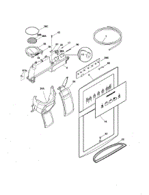 Ice & Water Dispenser parts for Frigidaire Refrigerator FFHS2622MST from AppliancePartsPros.com