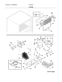 System parts for Frigidaire Refrigerator FGTR2037TP0 from AppliancePartsPros.com