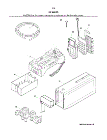 Ice Maker parts for Kenmore Refrigerator 253.7034341G (2537034341G, 253 7034341G) from AppliancePartsPros.com