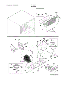System parts for Frigidaire Refrigerator FFHT2032TE0 from AppliancePartsPros.com