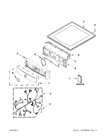 Top And Console Parts parts for Kenmore Dryer 83301 from AppliancePartsPros.com