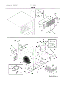 System parts for Frigidaire Refrigerator FFHI2131QS4 from AppliancePartsPros.com
