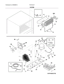 System parts for Frigidaire Refrigerator FGHT2042TF0 from AppliancePartsPros.com
