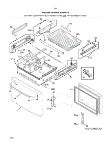 Freezer Door parts for Kenmore Refrigerator 253.7041941C (2537041941C, 253 7041941C) from AppliancePartsPros.com
