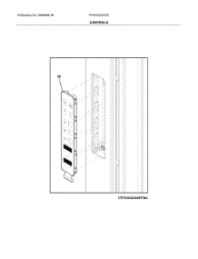 Controls parts for Frigidaire Refrigerator FFHG2250TD0 from AppliancePartsPros.com