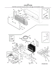 Cooling System parts for Kenmore Refrigerator 253.7034241F (2537034241F, 253 7034241F) from AppliancePartsPros.com