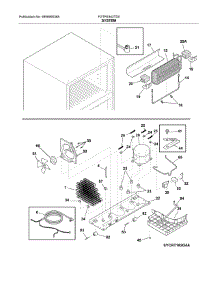 System parts for Frigidaire Refrigerator FGTR1842TD0 from AppliancePartsPros.com