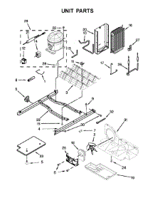 Unit Parts parts for Kenmore Refrigerator 106.51753710 (10651753710, 106 51753710) from AppliancePartsPros.com