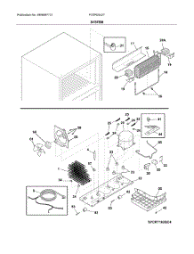 System parts for Frigidaire Refrigerator FGTR2042TE0 from AppliancePartsPros.com