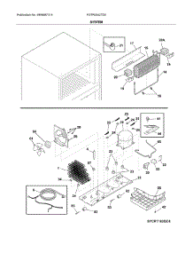 System parts for Frigidaire Refrigerator FGTR2042TD0 from AppliancePartsPros.com
