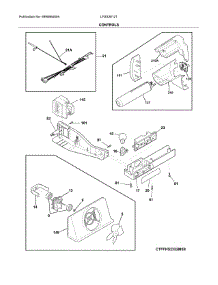 Controls parts for Frigidaire Refrigerator LFSS2612TP0 from AppliancePartsPros.com