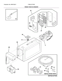 Fresh Food Ice Maker parts for Frigidaire Refrigerator FPBC2277RFB from AppliancePartsPros.com
