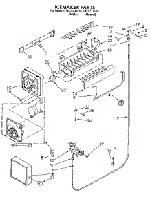 Icemaker parts for Kenmore Refrigerator 106.9730580 (1069730580, 106 9730580) from AppliancePartsPros.com
