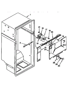 Liner Parts parts for Kenmore Refrigerator 106.9632613 (1069632613, 106 9632613) from AppliancePartsPros.com