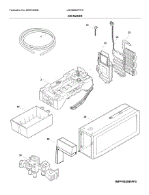 Ice Maker parts for Frigidaire Refrigerator LGHB2867PFIA from AppliancePartsPros.com