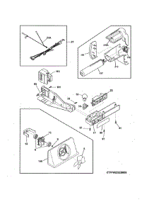 Controls parts for Frigidaire Refrigerator FFHS2322MWD from AppliancePartsPros.com
