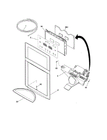 Controls & Ice Dispenser parts for Frigidaire Refrigerator FGHB2735NP0 from AppliancePartsPros.com