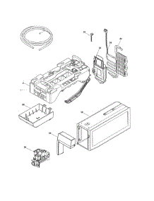Ice Maker parts for Frigidaire Refrigerator FGHB2735NP0 from AppliancePartsPros.com